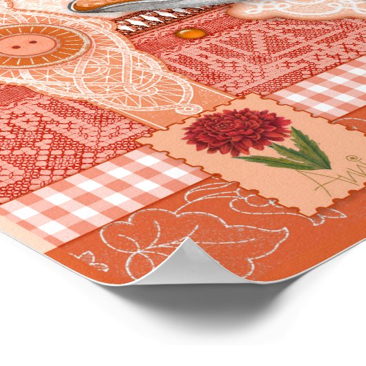 Vogelventilator en geem November Poster Teacup (Hoek)