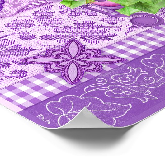 Vogelventilator en gem February Birdcage Poster (Hoek)