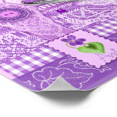 Vogelventilator en Gem February Teacup Poster (Hoek)