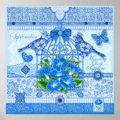 Vogelventilator en gem. september Poster (Voorkant)