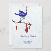 Vogelverbod op uitnodigen van een vertakking kaart (Achterkant)