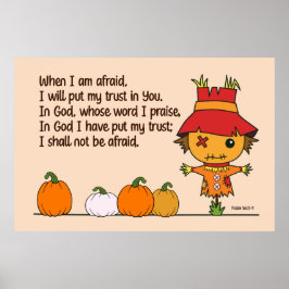 Vogelverschrikker als ik bang ben poster