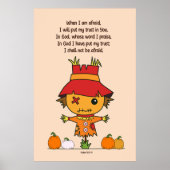 Vogelverschrikker als ik bang ben poster (Voorkant)