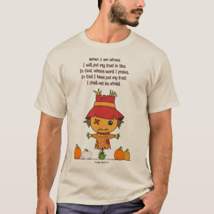 Vogelverschrikker als ik bang ben t-shirt