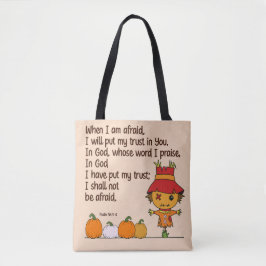 Vogelverschrikker als ik bang ben tote bag