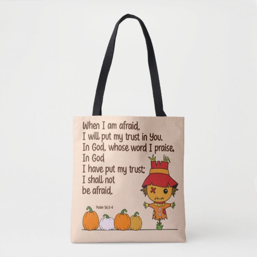 Vogelverschrikker als ik bang ben tote bag (Voorkant)