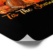 vogelverschrikker gelukkige herfst y alle pompoen poster (Hoek)