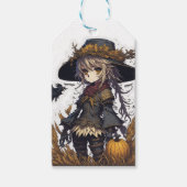 Vogelverschrikker Halloween  Cadeaulabel (Voorkant)