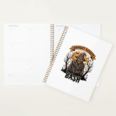 Vogelverschrikker Halloween Shirt Vintage Gravure Planner (Display)
