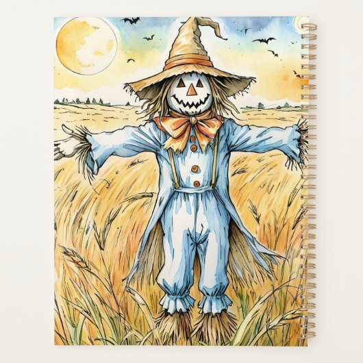 vogelverschrikker, Herfst vogelverschrikker, Planner (Achterkant)