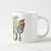 Vogelverschrikker herfst zoet grote koffiekop (Rechts)