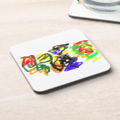 Vogelverschrikker herfstliefde bier onderzetter (Linkerzijde)