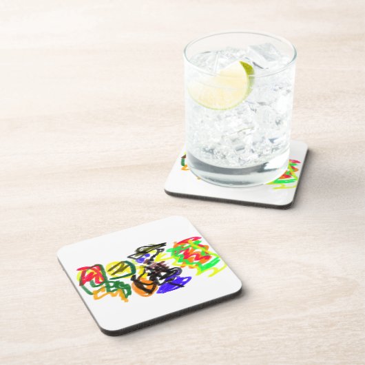 Vogelverschrikker herfstliefde bier onderzetter (Rechterzijde)