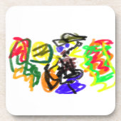 Vogelverschrikker herfstliefde bier onderzetter (Voorkant)