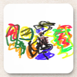 Vogelverschrikker herfstliefde bier onderzetter