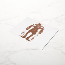 Vogelverschrikker in maisstengels