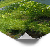 vogelverschrikker in tuin veldspiegel Abstract Poster (Hoek)