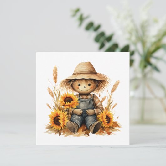 Vogelverschrikker kaart (Staand voorkant)