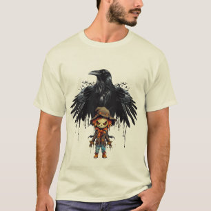 Vogelverschrikker, Kraai, Halloween T-shirt