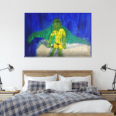 Vogelverschrikker met Bronto Canvasprint Canvas Afdruk (Insitu (Slaapkamer))