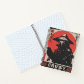 vogelverschrikker met kraai | Japans geïnspireerde Notitieboek (Binnen)