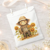 vogelverschrikker met zonnebloem bedankzakje (Geknipt)