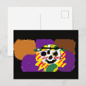Vogelverschrikker patch knuffel briefkaart (Voorkant / Achterkant)