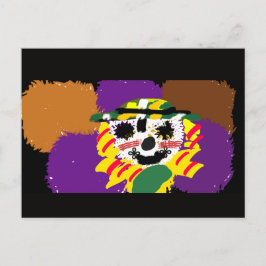 Vogelverschrikker patch knuffel briefkaart