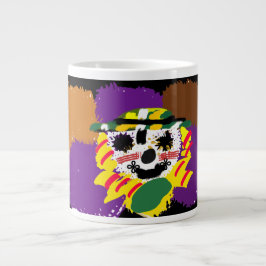 Vogelverschrikker patch knuffel grote koffiekop