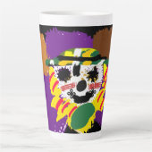 Vogelverschrikker Patch knuffel Latte Mok (Voorkant)