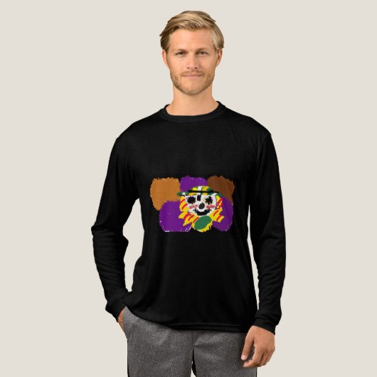 Vogelverschrikker patch knuffel Tri-Blend shirt (Voorkant)