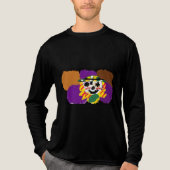 Vogelverschrikker patch knuffel Tri-Blend shirt (Voorkant volledig)