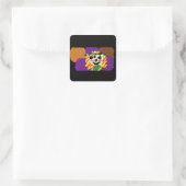 Vogelverschrikker patch knuffel vierkante sticker (Tas)