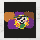 Vogelverschrikker Patch knuffel Wijn Etiket (Enkel label)