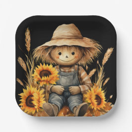 vogelverschrikker-Schort Papieren Bordje