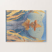Vogelverschrikker tijd legpuzzel (Horizontaal)