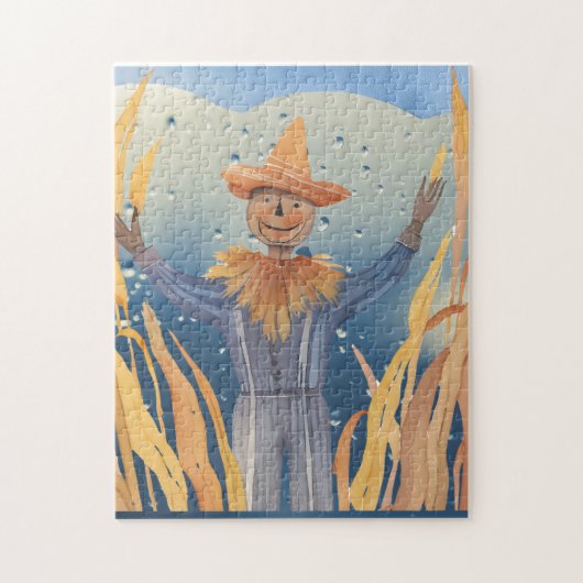 Vogelverschrikker tijd legpuzzel (Verticaal)