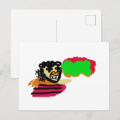 Vogelverschrikker vreugde briefkaart (Voorkant / Achterkant)