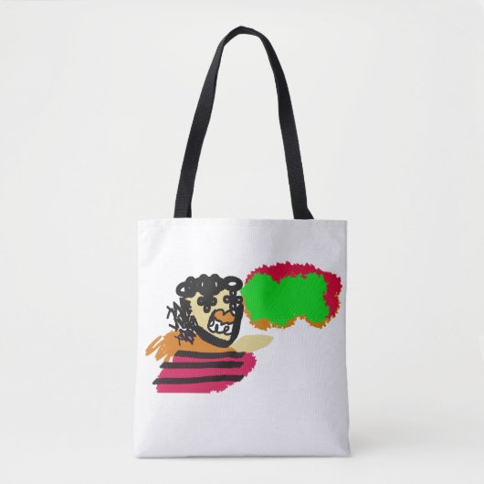 Vogelverschrikker vreugde tote bag (Voorkant)