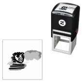 Vogelverschrikker vreugde zelfinktende stempel (In situ)