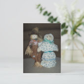 Vogelverschrikker & Vrouw Briefkaart (Staand voorkant)