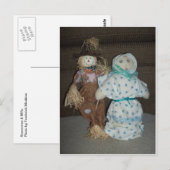 Vogelverschrikker & Vrouw Briefkaart (Voorkant / Achterkant)