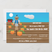 Vogelverschrikkerpartij (landschap) kaart (Voorkant)