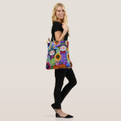 Vogelverschrikkers en Pompoenen, Halloween, Tote Bag (Op model)