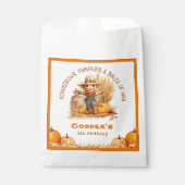 VOGELVERSCHRIKKERS POMPOENEN & BALEN VAN HAY MODER BEDANKZAKJE (Voorkant)