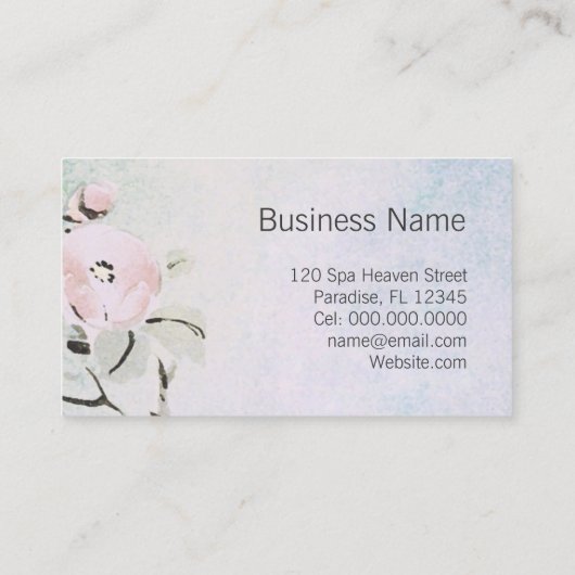 Vogelversoepeling - Visitekaartjes (Achterkant)