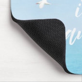 Vogelvliegen over de oceaan in het Inspirerend van Muismat (Hoek)