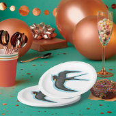 Vogelvliegen Papieren Bordje