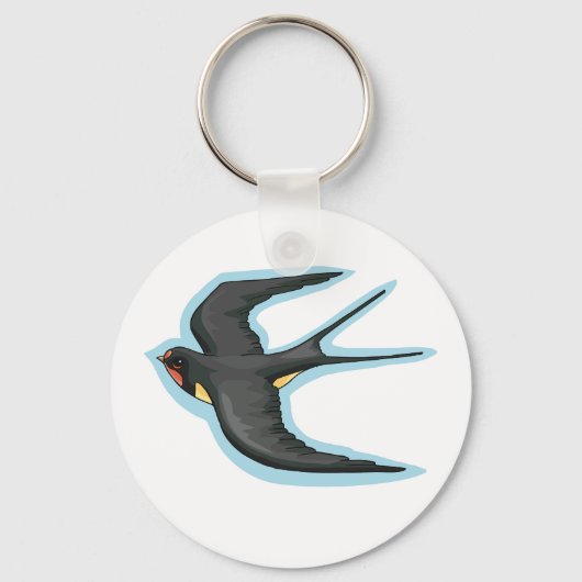 Vogelvliegen Sleutelhanger (Voorkant)