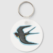 Vogelvliegen Sleutelhanger (Achterkant)